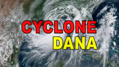 Photo of “Dana” Moves Across Northern Odisha & West Bengal Coasts
