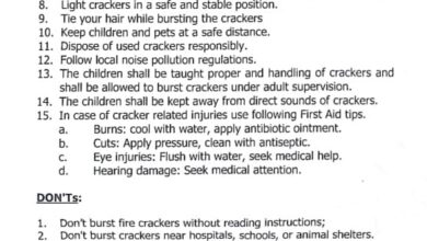 Photo of Safety Advisory for general public on the eve of Diwali.