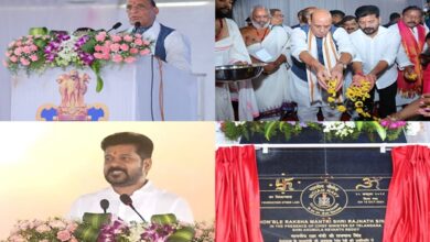 Photo of Defence Minister Rajnath Singh And Telangana CM Revanth Reddy Lay Foundation For Strategic VLF Radar Station