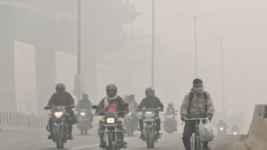 Photo of Air Quality plunges to ‘Severe-Plus’ level in Delhi as AQI hits 487 mark; Flights, train services affected due to dense fog