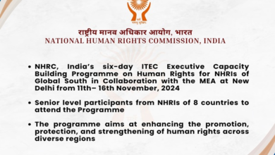 Photo of NHRC, MEA to organise Indian Technical & Economic Cooperation Executive Capacity Building Programme till Nov 16