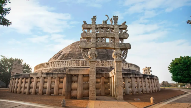 Photo of 2-day Mahabodhi Mahotsav is being held at the Great Stupa at Sanchi in Madhya Pradesh