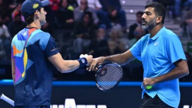 Photo of Rohan Bopanna & partner Matthew Ebden defeat German pair Kevin Krawietz and Tim Puetz in group-stage clash at ATP Finals 2024
