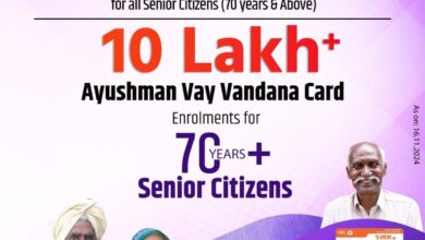 Photo of Ayushman Vay Vandana enrolment under AB-PMJAY touches 10 lakh within 3 weeks