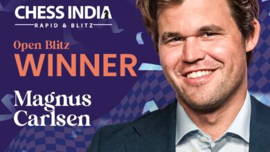 Photo of World No 1 Magnus Carlsen wins Tata Steel Chess India Blitz event