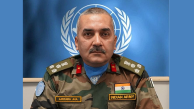 Photo of UN Secretary-General Antonio Guterres pays tribute to Brigadier Amitabh Jha