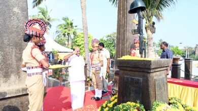 Photo of Puducherry commemorates Vijay Diwas with wreath-laying ceremony at Kargil War Memorial
