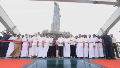 Photo of India’s first glass bridge over sea inaugurated in Kanyakumari