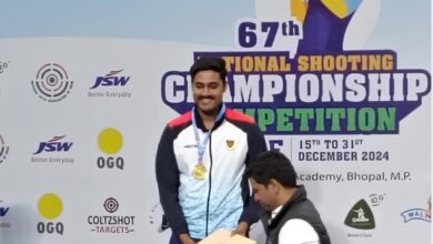 Photo of Shahu Tushar Mane bags Gold medal at Senior National Shooting Championship in Bhopal