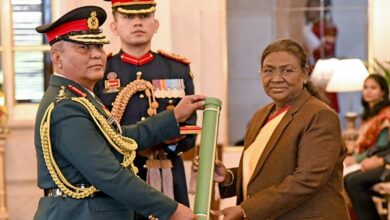 Photo of Nepal CoAS General concludes official visit to India, conferred Honorary General rank by President Murmu