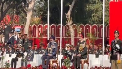 Photo of Air Chief Amar Preet Singh attends NCC at Republic Day Camp 2025