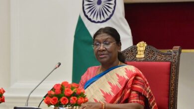 Photo of President Murmu greets Army personnel, praises sacrifices, humanitarian work