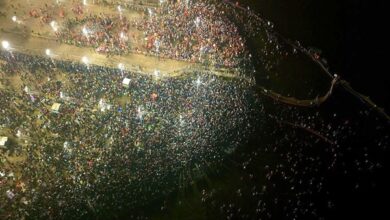 Photo of 3rd Amrit Snan underway on Basant Panchami in Prayagraj