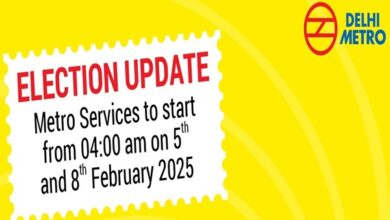 Photo of Delhi Metro to begin operations at 4 am on polling, counting days of assembly elections
