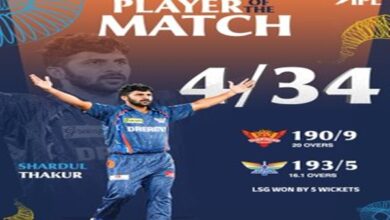Photo of LSG defeat Sunrisers Hyderabad by 5 wickets