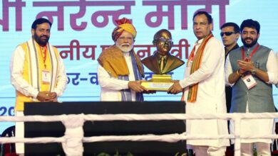 Photo of PM Modi lays foundation stones, dedicates development projects worth ₹10,000 cr in Haryana