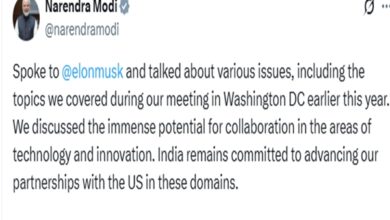 Photo of PM Modi discusses tech, innovation collaboration with Tesla CEO Elon Musk