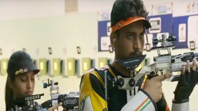 Photo of Rudrankksh Patil, Arya Borse bag air rifle mixed team silver
