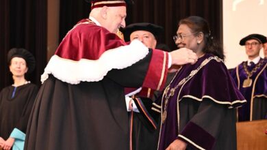 Photo of President Droupadi Murmu Conferred Honorary Doctorate by Slovakia’s Constantine University