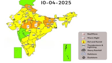 Photo of IMD forecasts heavy rainfall in Northeast, South; heatwave to persist in Northwest