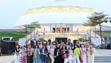 Photo of Miss World contestants visit Telangana’s Buddhavanam on Buddha Purnima
