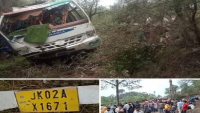 Photo of 4 killed, 44 injured in bus accident in Poonch district