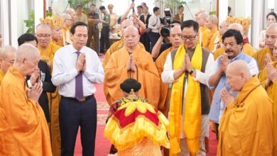 Photo of Union Minister Kiren Rijiju arrives in Vietnam with Sacred Relics of Lord Buddha