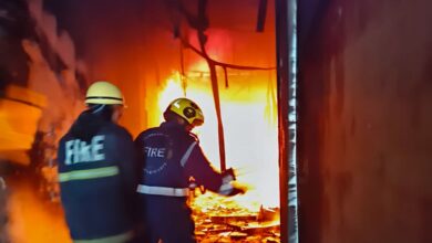 Photo of Over thousand shops destroyed in massive fire in Kolkata’s Khidirpur market area