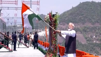 Photo of PM Modi inaugurates world’s highest Chenab rail bridge, Anji cable-stayed bridge in J&K