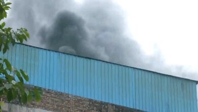 Photo of Delhi: Massive fire erupts near Rithala Metro Station; 16 fire tenders deployed