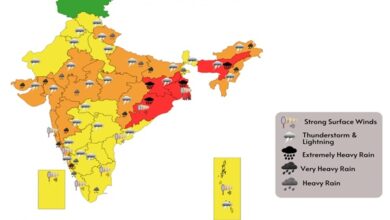 Photo of IMD warns of extremely heavy rain in East, thundersquall in MP