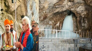 Photo of LG Manoj Sinha Performs Pratham Puja, Marks Start of Shri Amarnath Ji Yatra Preparations