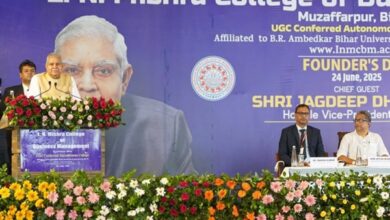 Photo of VP Dhankhar hails PM Modi govt’s 10-year economic rise, calls for youth to uphold democratic values