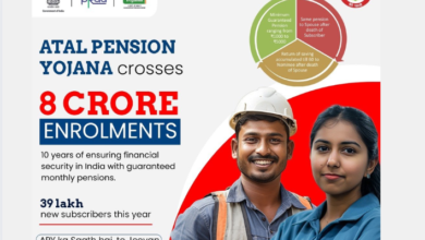 Photo of Atal Pension Yojana Crosses 8 Crore Enrolments as Scheme Marks 10th Anniversary