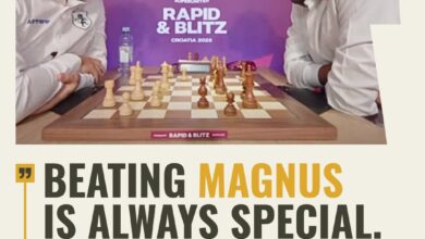 Photo of World Champion D Gukesh wins rapid title at Grand Chess Tour 2025 at Zagreb in Croatia