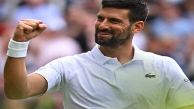 Photo of Novak Djokovic reaches record 14th Wimbledon semifinal