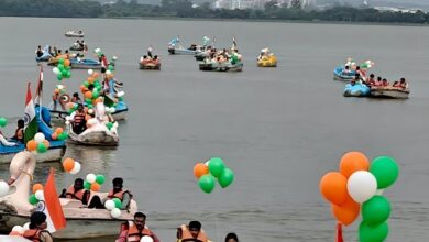 Photo of Boat Rally organised at Sukhna Lake under Har Ghar Tiranga in Chandigarh
