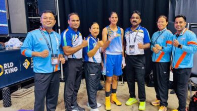 Photo of Jasmine Lamboria, Nupur Sheoran, and Pooja Rani Enter Semifinals, Assure Medals for India