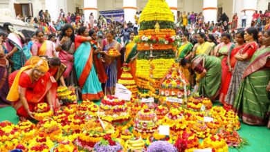 Photo of Telangana’s Bathukamma Festival Creates Two Guinness World Records