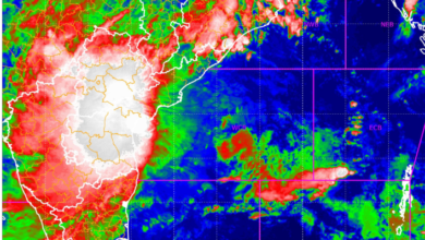 Photo of Cyclone Montha Crosses Andhra and Yanam Coasts; 43,000 Hectares of Crops Damaged