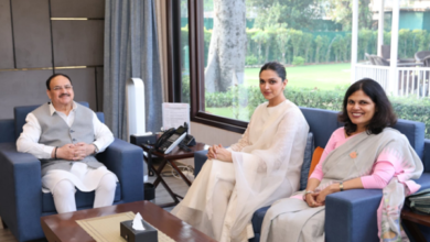 Photo of Union Health Health Ministry Appoints Actor Deepika Padukone As First-Ever Mental Health Ambassador