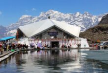 Photo of Uttarakhand’s Chamoli Shrine Hemkund Sahib to Close for Winter Season Today