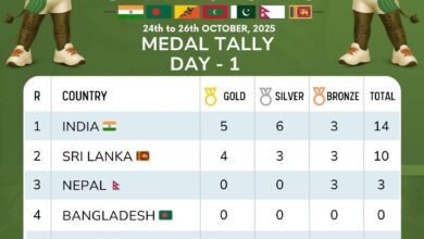 Photo of India Opens Strong at 4th South Asian Athletics Championships 2025 with Five Golds on Day One