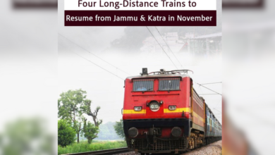 Photo of Long-Distance Trains Resume from Jammu and Katra in Sixth Phase from November
