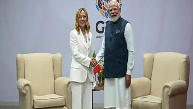 Photo of PM Modi meets Italian PM Giorgia Meloni on sidelines of G20 Summit in Johannesburg