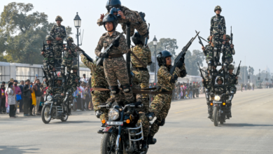 Photo of Preparations in full swing for 77th Republic Day parade at Kartavya Path