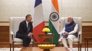 Photo of PM Modi meets Emmanuel Bonne, Diplomatic Advisor to French President Macron