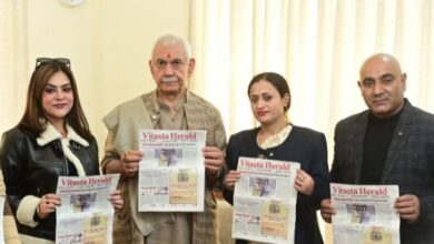 Photo of Lieutenant Governor Releases First Edition of Vitasta Herald Manoj Sinha Emphasises Need for Credible Media in Society