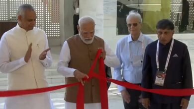 Photo of PM Modi is on Gujarat Visit, inaugurates Samrat Samprati Museum in Koba, Gandhinagar