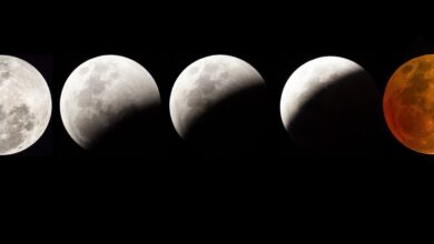 Photo of Total Lunar Eclipse in India Today from 3:20 PM to 6:47 PM